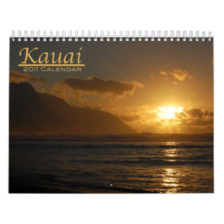 Calendrier de Kauai 2011