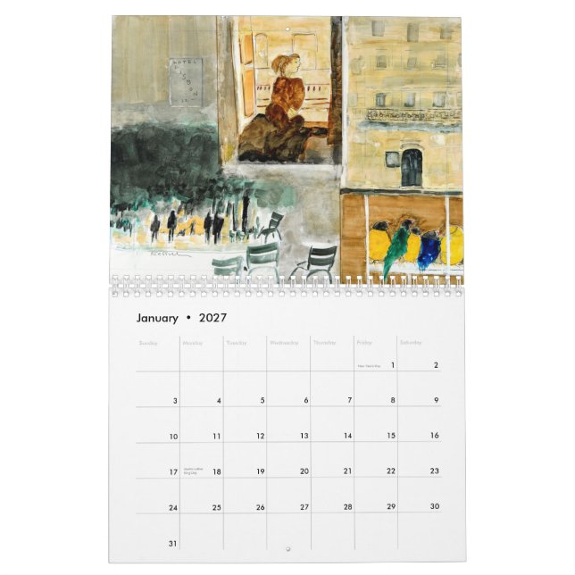 Calendrier de Kay Cassill 2018 - nous aurons (Jan 2027)