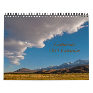 Calendrier de la Californie 2012