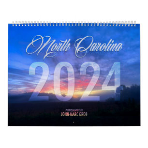 Calendrier de la Caroline du Nord 2024