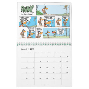 Calendrier de la collection de dessins animés de 