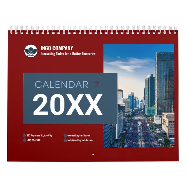 Calendrier de la famille de photos de script moder (Protection)