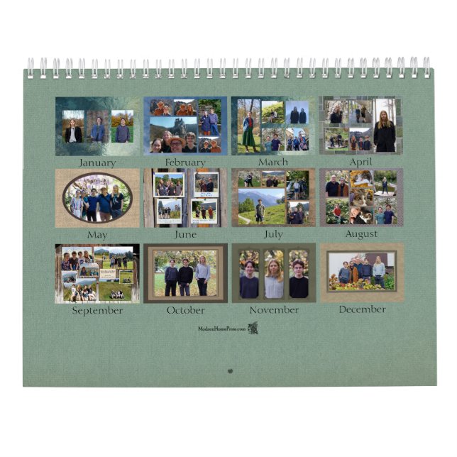 Calendrier de la famille Fuqua 2026 (Dos)