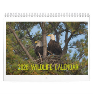 Calendrier de la faune 2026 par Kevin Harris