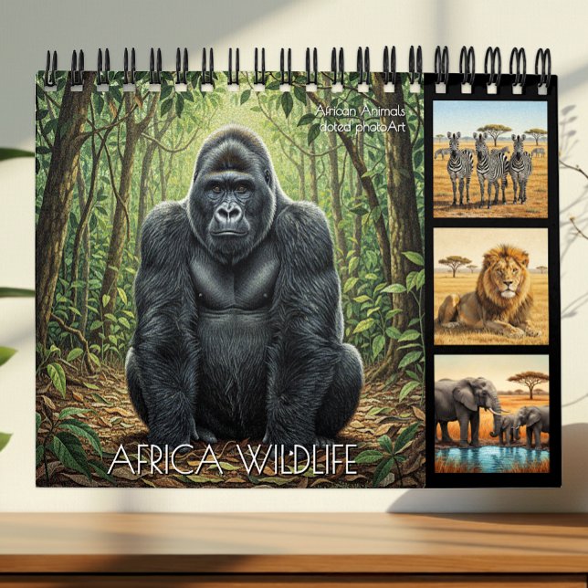 Calendrier de la faune d'Afrique 2027 / Animaux af (African Animals Calendar / Africa Wildlife)
