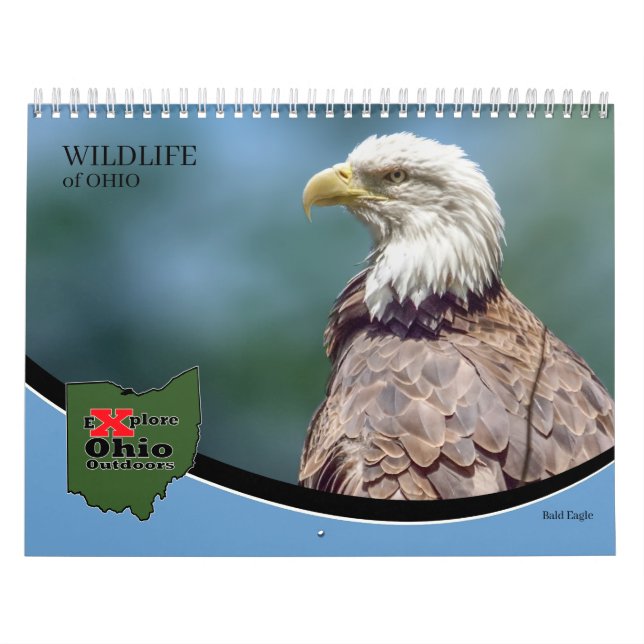 Calendrier de la faune de l'Ohio Explore Ohio Outd (Protection)