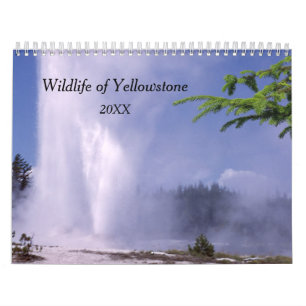 Calendrier de la faune de Yellowstone