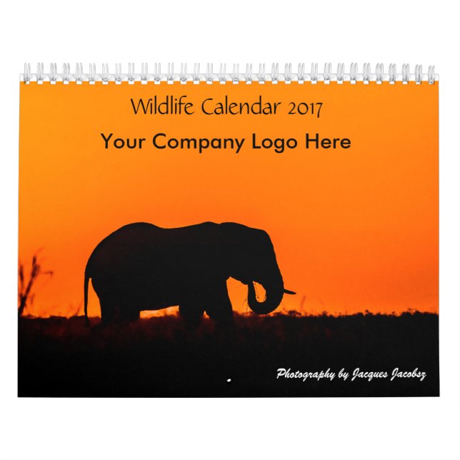 Calendrier de la faune du logo de l'entreprise 201 (Protection)