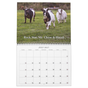 Calendrier de la ferme 2017 de nouvelle lune