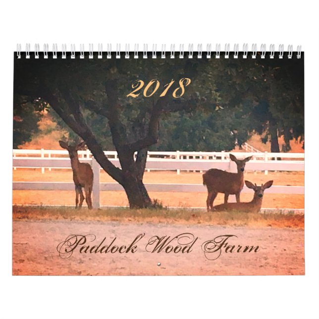 Calendrier de la ferme Paddock Wood 2018 (Protection)
