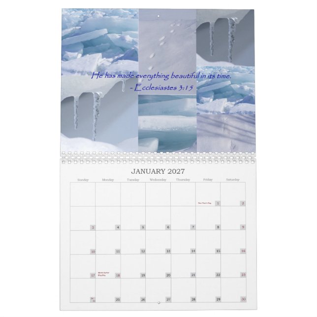 Calendrier de la grâce 2011 de Dieu (Jan 2027)