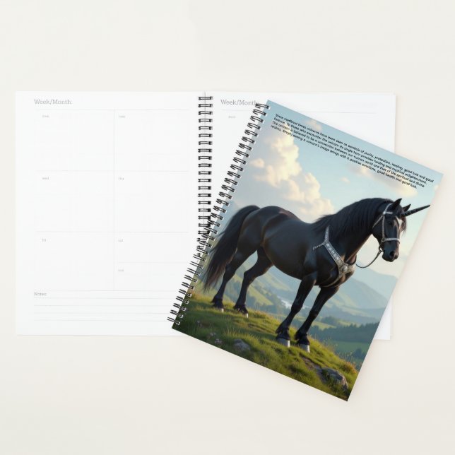 Calendrier de la licorne chanceuse (Devant avec enveloppe)