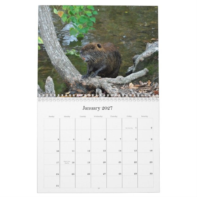 Calendrier de la nature 2012 (Jan 2027)