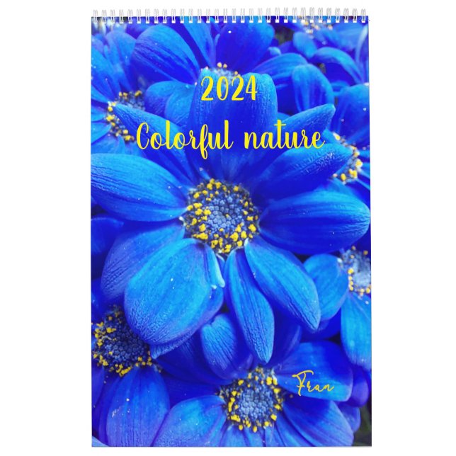 Calendrier de la nature coloré 2024 (Protection)