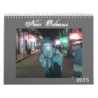 Calendrier de la Nouvelle-Orléans 2015