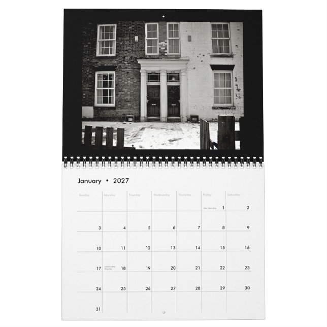 Calendrier de la photographie 2012 de Palmer (Jan 2027)