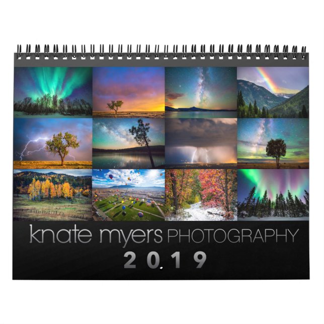 Calendrier de la photographie 2019 de Knate Myers (Protection)