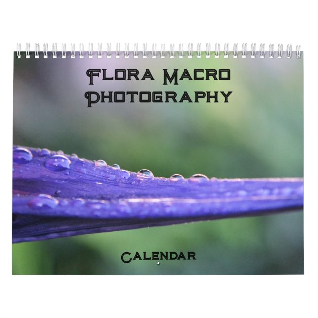 Calendrier de la photographie en macro de Flora (Protection)