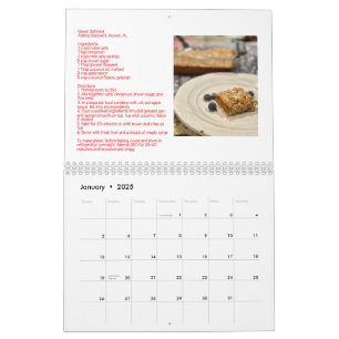 Calendrier de la recette 2024