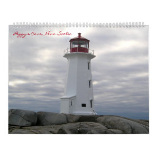 Calendrier de la route phare de Peggy's Cove