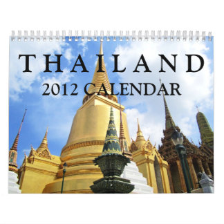 Calendrier de la Thaïlande 2012