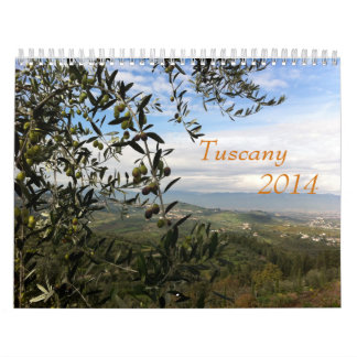 Calendrier de la Toscane 2014