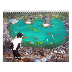 Calendrier de la vie des chats 2026
