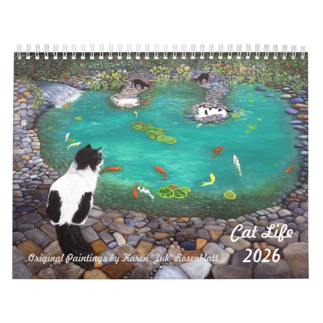 Calendrier de la vie des chats 2026 (Protection)