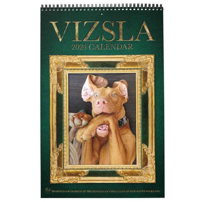 Calendrier de l'album photo Vizsla (Protection)