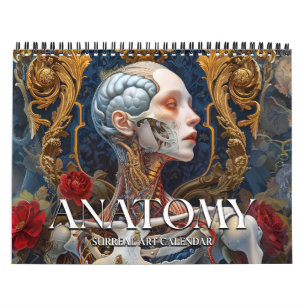 Calendrier de l'anatomie 3 de l'art surréel 2026
