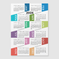 Calendrier 2024 Mini année complète Voir feuille p