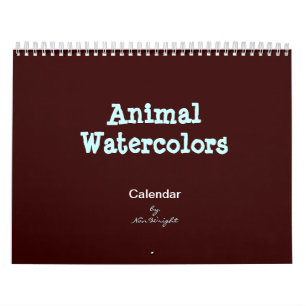 Calendrier de l'aquarelle animale