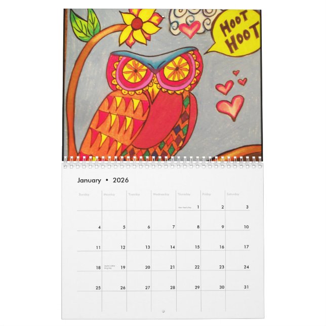 Calendrier de l'art 2012 de Starla (Jan 2026)