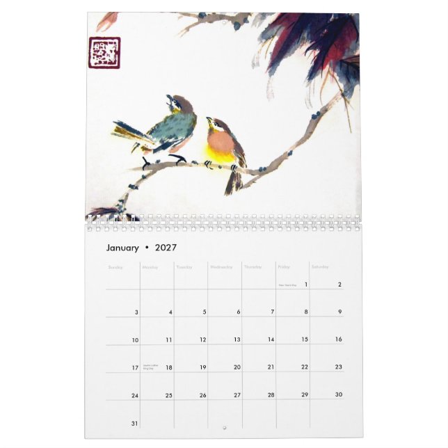 Calendrier de l'art 2012 du DA Kine (Jan 2027)