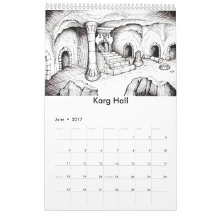 Calendrier de l'art 2017 d'imaginaire des
