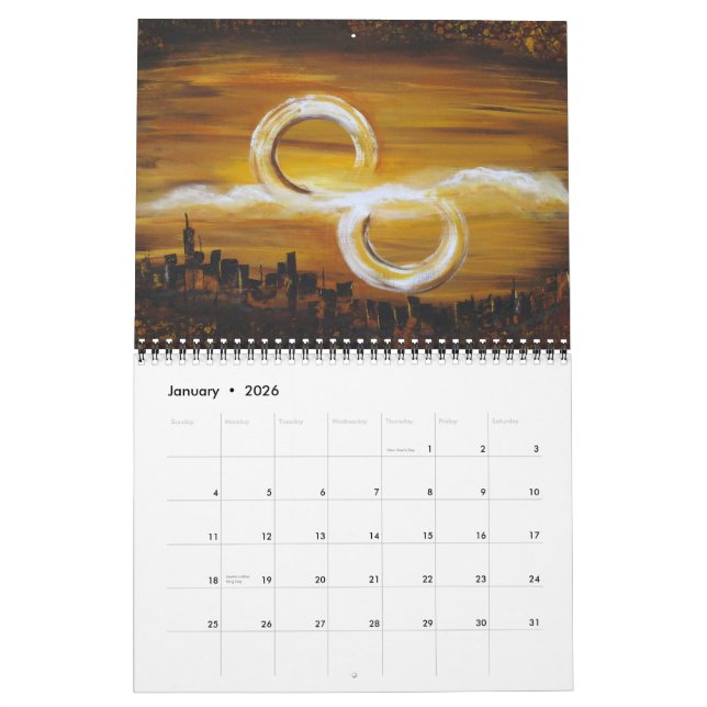 Calendrier de l'art contemporain 2012 par Dina (Jan 2026)