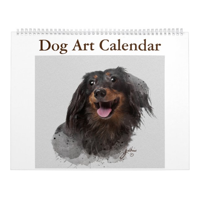 Calendrier de l'art des chiens (Protection)