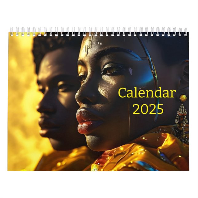 Calendrier de l'art en couple africain (Protection)