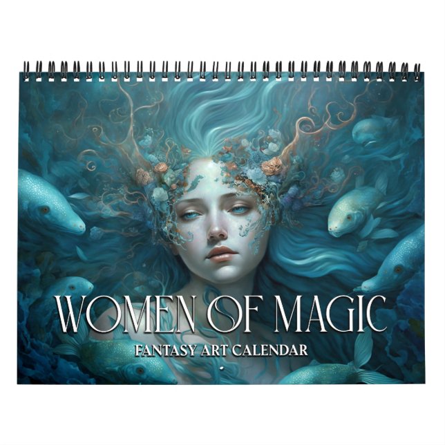 Calendrier de l'art fantastique des femmes de magi (Protection)