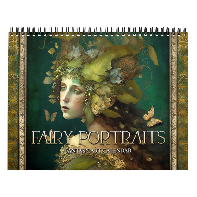 Calendrier de l'art fantastique des portraits de f (Protection)