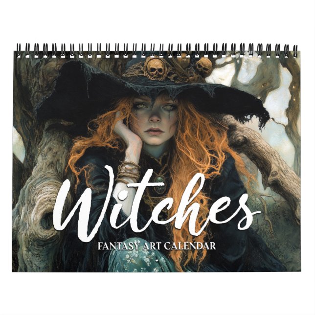 Calendrier de l'art fantastique des sorcières 2027 (Protection)