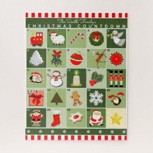Calendrier de l'Avent de Noël Puzzle