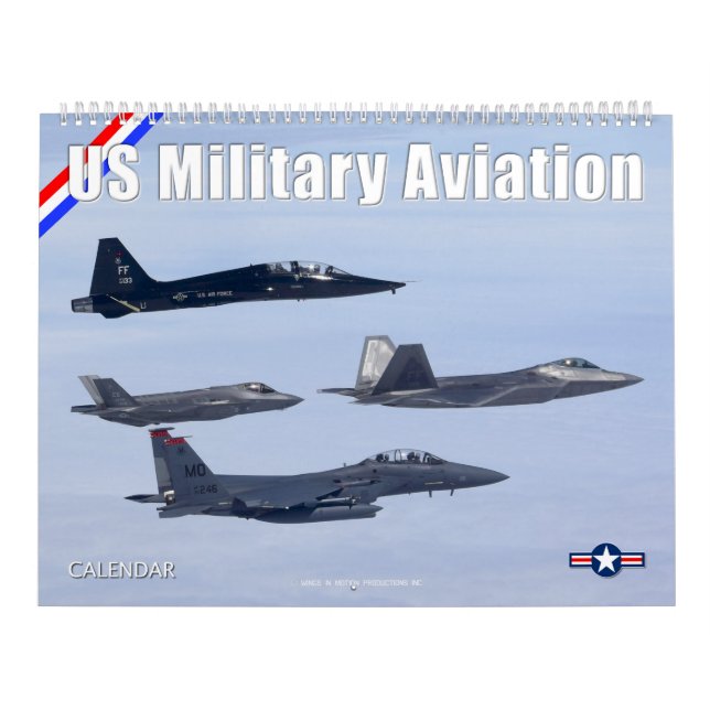 CALENDRIER DE L'AVIATION MILITAIRE AMÉRICAINE (Protection)