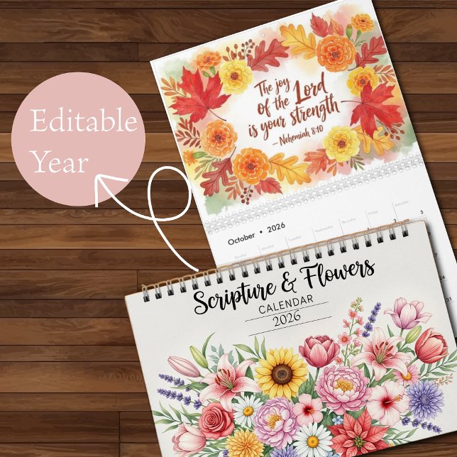Calendrier de l'Écriture Florale  (Créateur téléchargé)