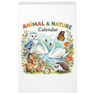 Calendrier de l'habitat des animaux de la nature
