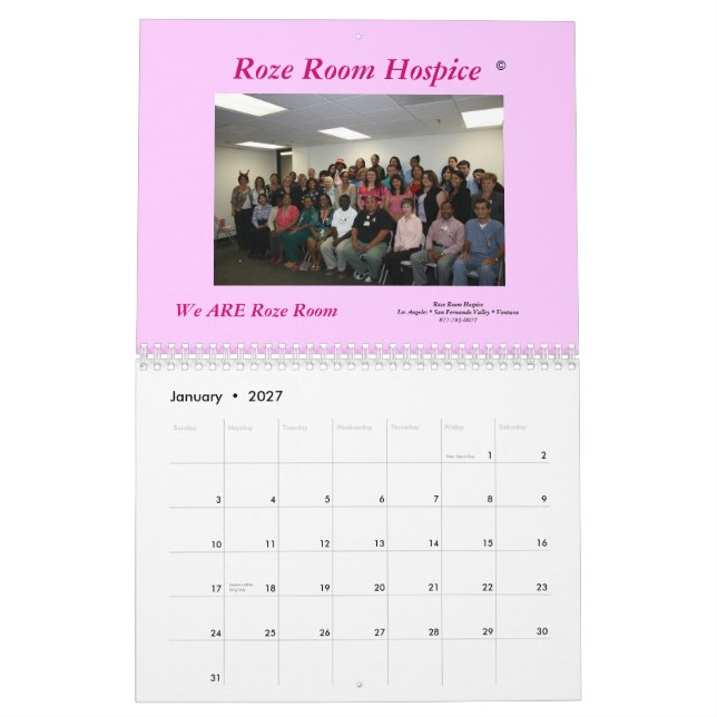 Calendrier de l'hospice 2009 de pièce de Roze (Jan 2027)