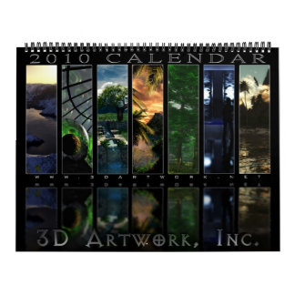 calendrier de l'illustration 2010 3D