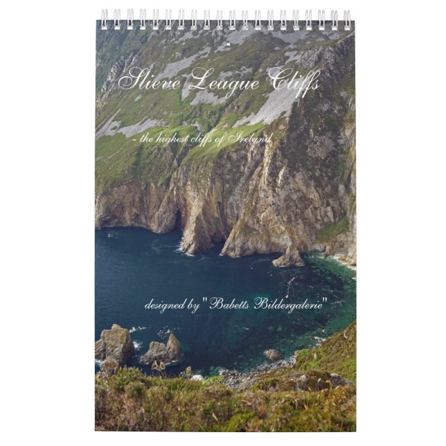 Calendrier de l'Ireland de Slieve League (Dos)