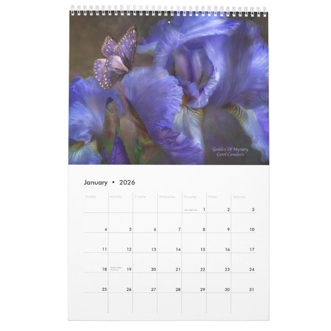Calendrier de l'Iris-Collection 1 pour 2010 (Jan 2026)