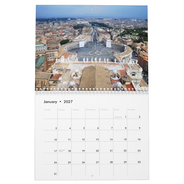 Calendrier de l'Italie 2012 (Jan 2027)